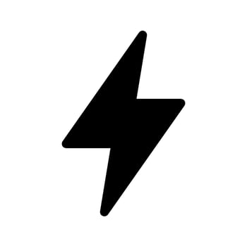 Flash Icon Vector Symbol Design Illustration