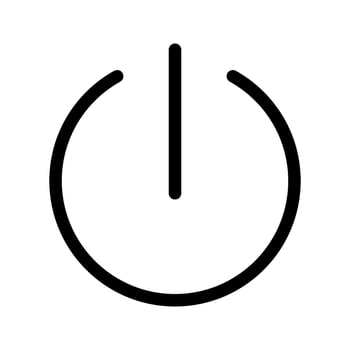 Shut Down Icon Vector Symbol Design Illustration