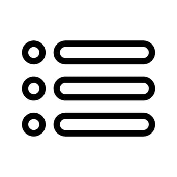 List Icon Vector Symbol Design Illustration