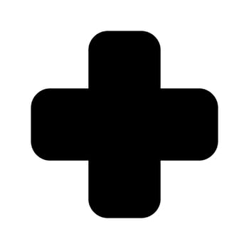 Plus Icon Vector Symbol Design Illustration