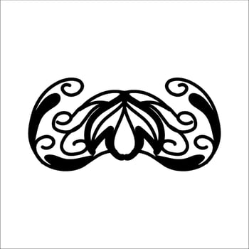 Vintage Baroque Victorian frame floral border ornament leaf scroll engraved retro floral decorative design pattern black and white tattoo Japanese filigree calligraphy vector batik, illustration class