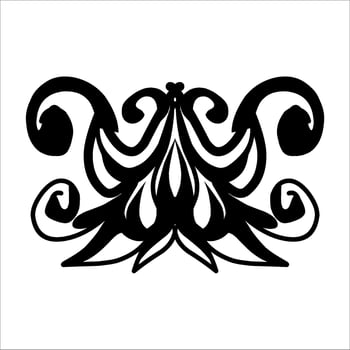 Vintage Baroque Victorian frame floral border ornament leaf scroll engraved retro floral decorative design pattern black and white tattoo Japanese filigree calligraphy vector batik, illustration class