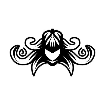 Vintage Baroque Victorian frame floral border ornament leaf scroll engraved retro floral decorative design pattern black and white tattoo Japanese filigree calligraphy vector batik, illustration class