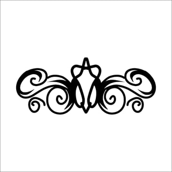 Vintage Baroque Victorian frame floral border ornament leaf scroll engraved retro floral decorative design pattern black and white tattoo Japanese filigree calligraphy vector batik, illustration class