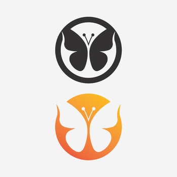 Beauty Butterfly icon design vector