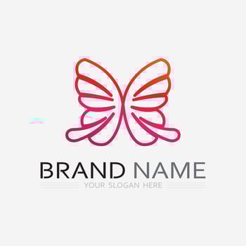 Beauty Butterfly icon design vector