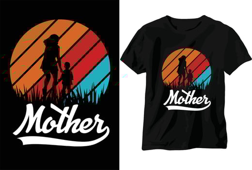 Mother's Day Special t- Shirt Design, Mother retro vintage t-shirt design vector