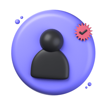 profile 3d icon illustration object. user interface 3d rendering png