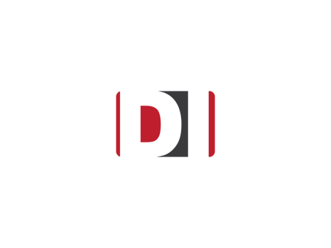 Colorful Square Shape Di Png Logo Icon, Minimalist Png DI Logo Stock