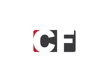 Creative Square Shape Cf Logo Png, Monogram Png CF Logo Letter Design