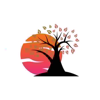 Tree Logo Design, Playground Vector, Education Tree Icon vector