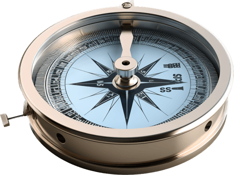 Compass with . png
