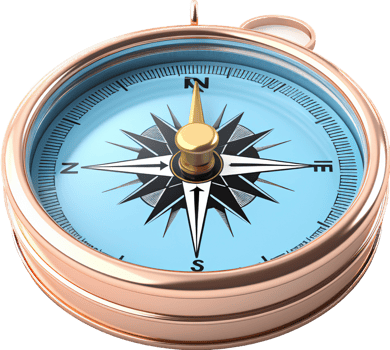 Compass with . png
