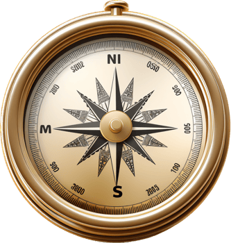 Compass with . png