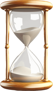 Hourglass with . png