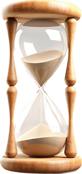 Hourglass with . png