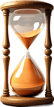 Hourglass with . png