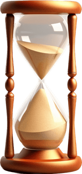 Hourglass with . png
