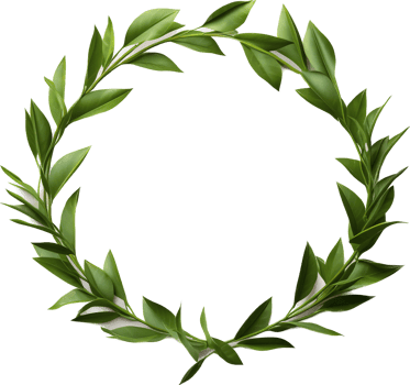 Laurel wreath with . png