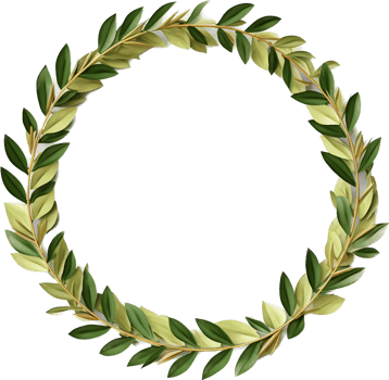 Laurel wreath with . png