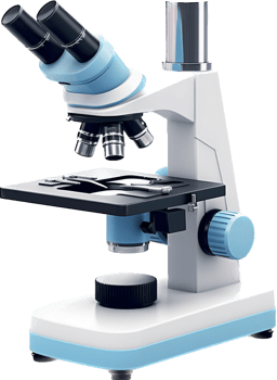 Microscope with . png