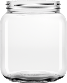 Glass jar with . png