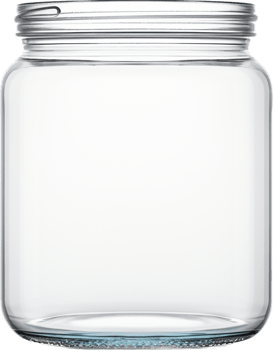 Glass jar with . png