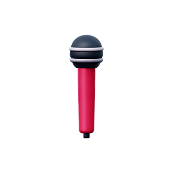 a microphone on a transparent background png