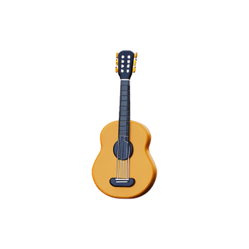 guitar icon isolated on transparent background png