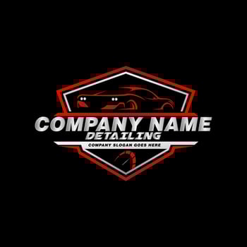 Auto garage logo detailing repair logo vector