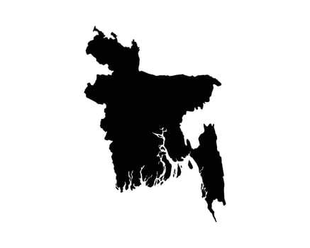 Bangladesh Country Map vector