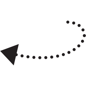 Arrow icons symbol. Arrow dot style. png