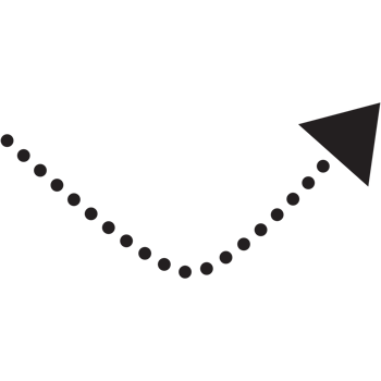Arrow icons symbol. Arrow dot style. png