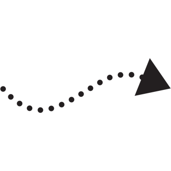 Arrow icons symbol. Arrow dot style. png
