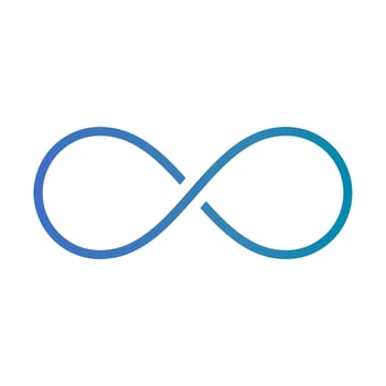 Infinite sign. Unlimited or infinity loop sign. Vector. vector