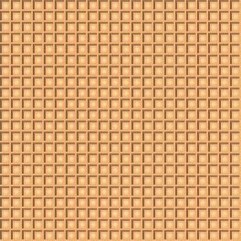 Geometric symmetrical pattern of many small squares. Wafer seamless pattern. Vector. vector