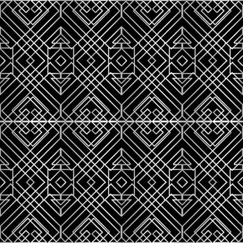 abstract vintage geometric wallpaper pattern seamless background. Vector illustration