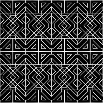abstract vintage geometric wallpaper pattern seamless background. Vector illustration