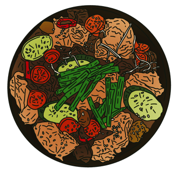 Chicken Korean food png