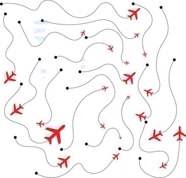 hand drawn tracing worksheets for kids pencontrol and handwriting practice vector