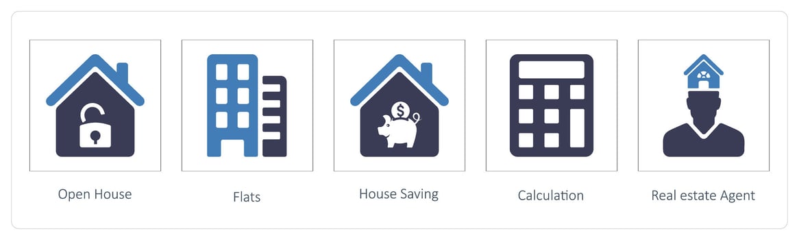Open House, Flats vector