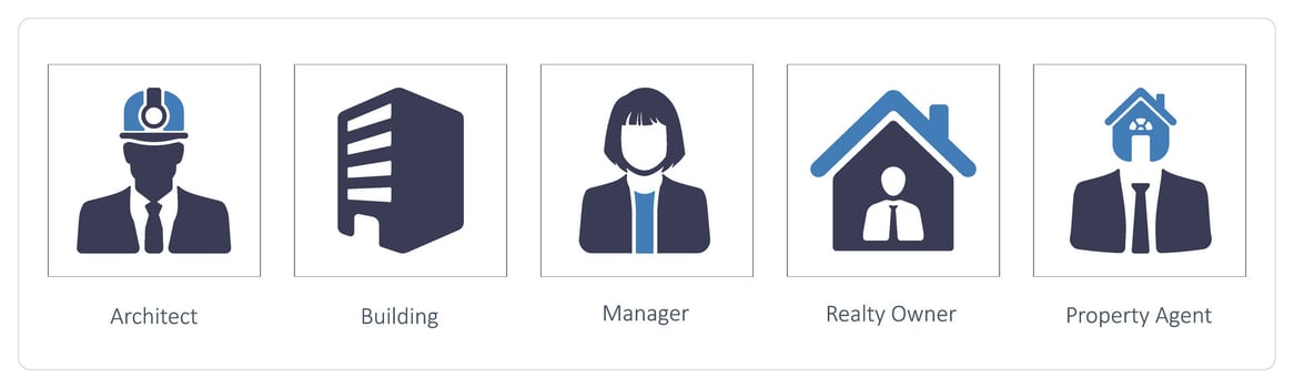 Architect, Building, Manager vector