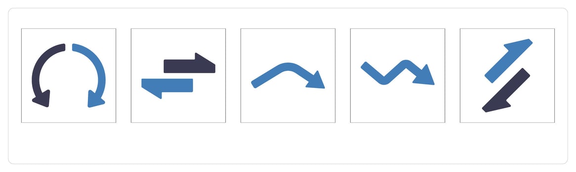 Down, left Direction, Lower direction vector