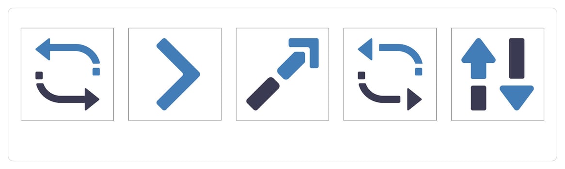 Down, left Direction, Lower direction vector