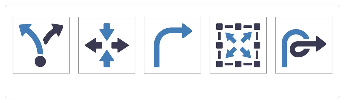 Down, left Direction, Lower direction vector