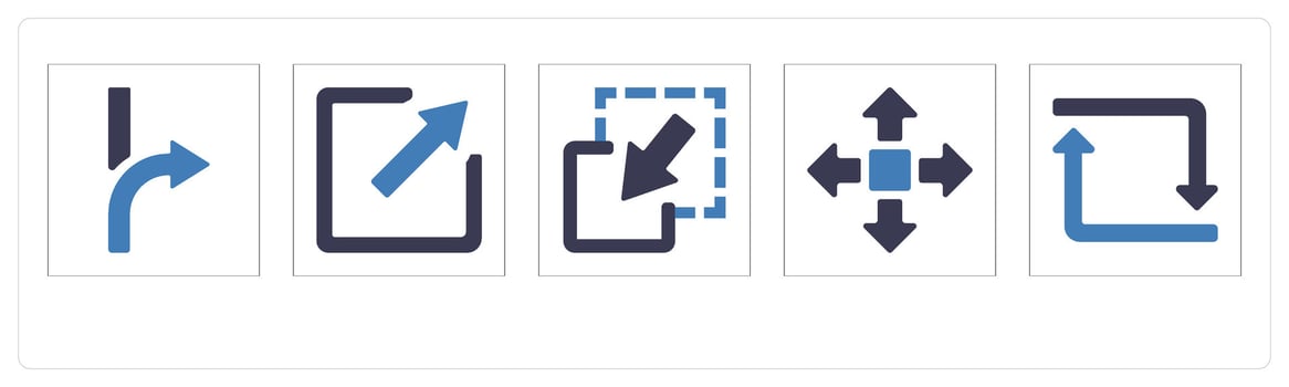 Down, left Direction, Lower direction vector