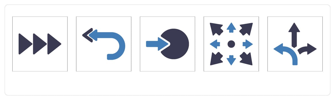 Down, left Direction, Lower direction vector