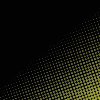 yellow polka dot black background vector