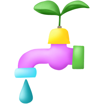 The water tap energy saving png