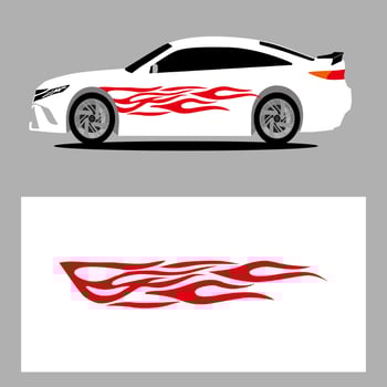 car vector art decal. stripes car decal. sticker car decal